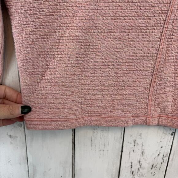 Lululemon Heathered Copper Clay Along the Way Mock Neck Long Sleeve Size X-Small - Picture 5 of 13